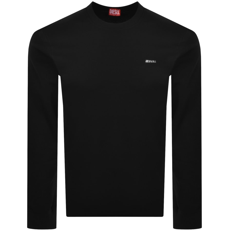 Diesel T Miegor Long Sleeve T Shirt Black | Mainline Menswear au